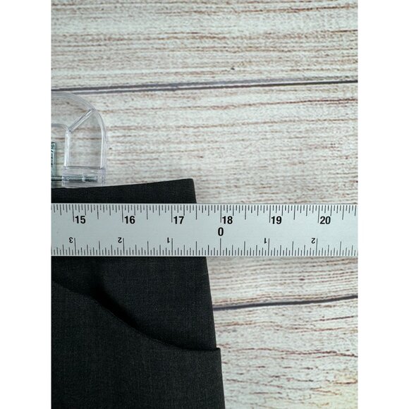 Lafayette 148 New York Irving Stretch Wool Dress Pants Women's Size 10 Dark Gray - Picture 7 of 8